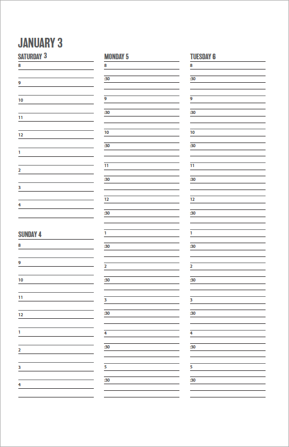 Weekly/Monthly Planner